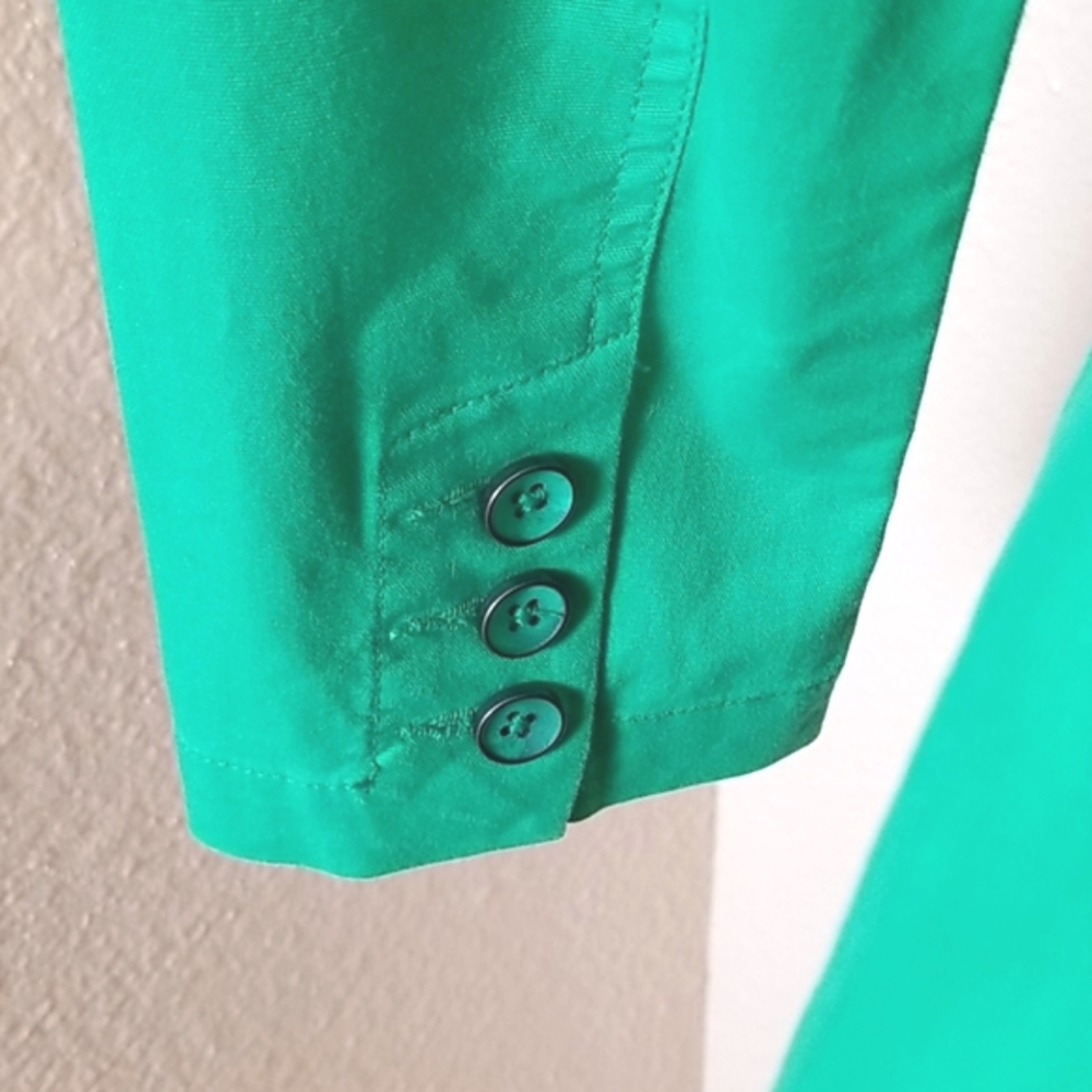 Cabi Button Front Blazer Green Small - image 6